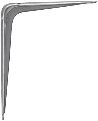 Hyllkonsol silvergrå MILLERS, KONSOL MILLERS PLÅT SILVERGRÅ 125X150MM