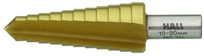 Koniskt plåtborr TIN Multicut HSS, STEGBORR KONISKT 535 TIN