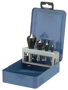 Försänkare - för mjukare stål, aluminium, koppar m.m. HSS (2-20 mm), FÖRSÄNKARE SATS 2-20