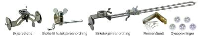 Tillbehör för svets och skärbrännare Elga/Gasiq D 75 Ergo och D 75 VVS, DYSPACKNING /5ST/ 3324-1006