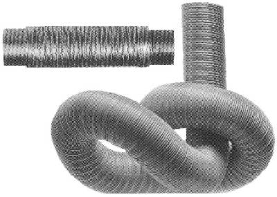 Flexibelt rör, ALUMINIUMRÖR FLEXIBELT 160MM 3M