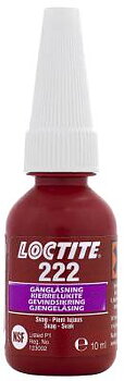 Gänglåsning svag Loctite 222, GÄNGLÅSNING SVAG 222 10ML