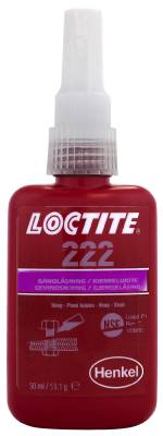 Gänglåsning svag Loctite 222, GÄNGLÅSNING SVAG 222 50ML - 2
