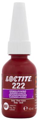 Gänglåsning svag Loctite 222, GÄNGLÅSNING SVAG 222 50ML