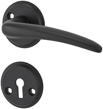 Innerdörrhandtag Bolander MILLERS, INNERDÖRRHANDTAG BOLANDER MED NYCKELSKYLT MILLERS SVART