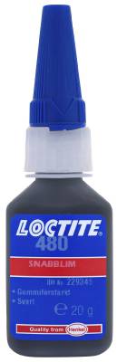Snabblim slagfast Loctite 480, LIM SNABB SLAGFAST 480 20G