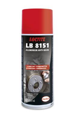 Antikärvpasta Loctite 8150 / 5151 / 8151, PASTA ANTIKÄRV 8151 LOCTITE SFDN SPRAY ALUMINUM 400ML