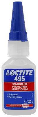 Snabblim Loctite 495, SNABBLIM ALLROUND 20G 495