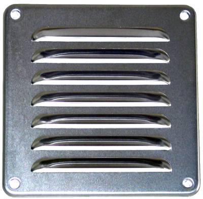 Fyrkantsgaller 155x155 Fresh, VENTILGALLER FRESH ALUMINIUM 155X155MM - 2