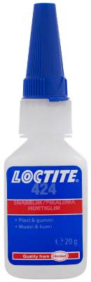 Snabblim Plast Gummi Loctite 424, SNABBLIM PLAST/GUMMI 20G 424 - 2