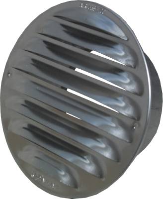 Ytterväggsgaller Fresh med stos, YTTERVÄGGSGALLER FRESH MED STOS ALUMINIUM DIAMETER 80MM - 3