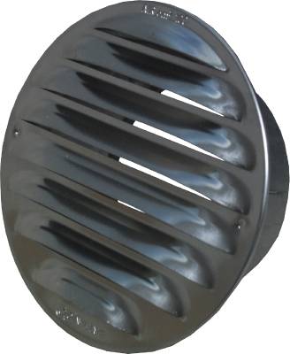 Ytterväggsgaller Fresh med stos, YTTERVÄGGSGALLER FRESH MED STOS ALUMINIUM DIAMETER 100MM