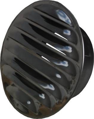 Ytterväggsgaller Fresh med stos, YTTERVÄGGSGALLER FRESH MED STOS ALUMINIUM DIAMETER 100MM - 2