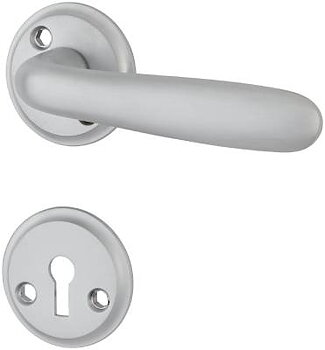 Innedörrhandtag Munther MILLERS, INNERDÖRRHANDTAG MUNTHER MED NYCKELSKYLT MILLERS MATTB. KROM