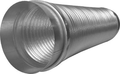 Aluminiumslang med muff Fresh, ALUMINIUMSLANG MED MUFF FRESH 100X1500MM