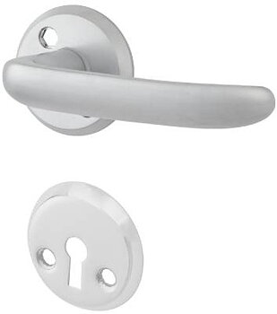 Innerdörrhandtag Bolin MILLERS, INNERDÖRRHANDTAG BOLIN M NYCKELSKYLT MILLERS MATTBORST. KROM