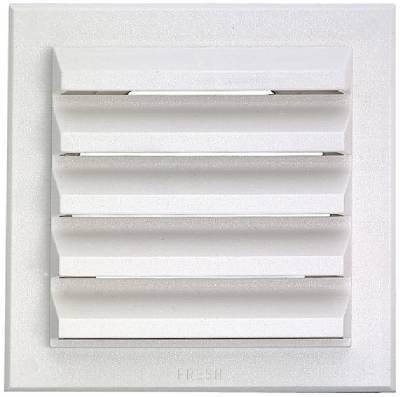 Fyrkantsgaller 115x115 mm vit - Fresh
