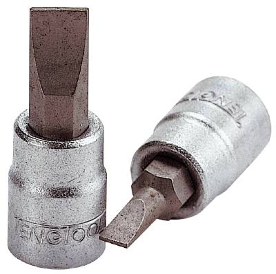 Skruvmejselhylsa med 1/4" fyrkantsfäste. Teng Tools M141404-C / M141407-C, HYLSBITS 1/4 4MM