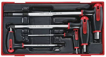 7 st Sexkantnycklar i sats Teng Tools TTHEX7 / TTHEX7AF, SEXKANTNYCKELSATS TUM TTHEX7AF