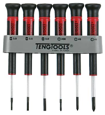 Finmekanikermejslar i sats Teng Tools MDM706, FINMEKANIKERMEJSELSATS 6 DELAR