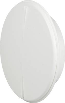 Tallriksventil rund ram rund stos Fresh, TALLRIKSVENTIL RUND RAM FRESH VIT 80MM