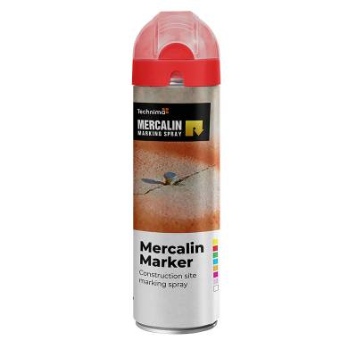 Märkfärg Mercalin Marker Fluorescerande, MÄRKFÄRG MERCALIN MARKER FLUORESCERANDE RÖD 500ML