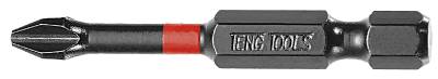 Torsionbits för grunda Phillip kryss-spår Teng Tools, BITS PH2G IMPACT 30MM 5-PACK - 2