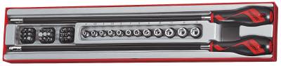41 delars Skruvmejselhandtagssats Teng Tools TTXMD41N, SKRUVMEJSELHANDTAGSSATS FLEX