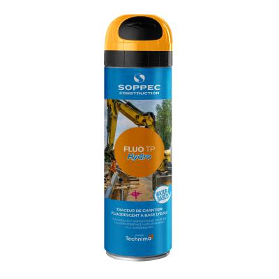 Märkfärg Soppec Fluo TP hydro 500&nbsp;ml, fluorescerande, MÄRKFÄRG FLUO TP HYDRO SOPPEC ORANGE 500 ML