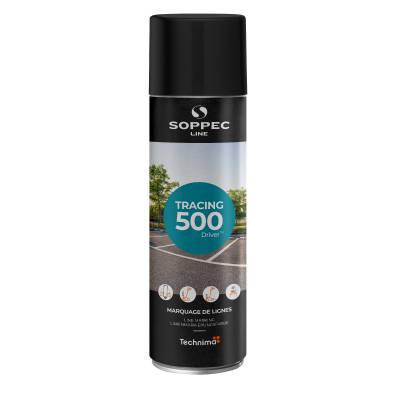 Linjemarkeringsspray Soppec TRACING 500&nbsp;ml, LINJEMARKERINGSFÄRG TRACING SOPPEC SVART 500ML