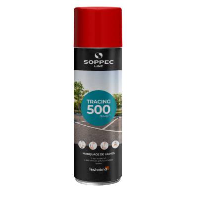 Linjemarkeringsspray Soppec TRACING 500&nbsp;ml, LINJEMARKERINGSFÄRG TRACING SOPPEC RÖD 500ML