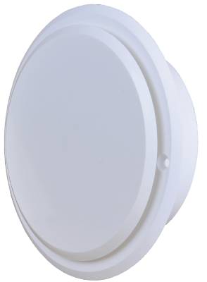 Tallriksventil rund plast Flexit, TALLRIKSVENTIL RUND KARM FLEXIT PLAST DIAMETER 4 TUM - 3
