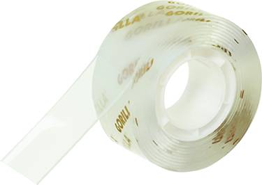 Monteringstejp Gorilla, MONTERINGSTEJP GORILLA TRANSPARENT 25,4MMX1,52M - 2