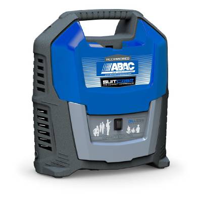 Kolvkompressor ABAC Suitcase, KOLVKOMPRESSOR LINE ABAC SUITCASE 0L 1,5HK BÄRBAR