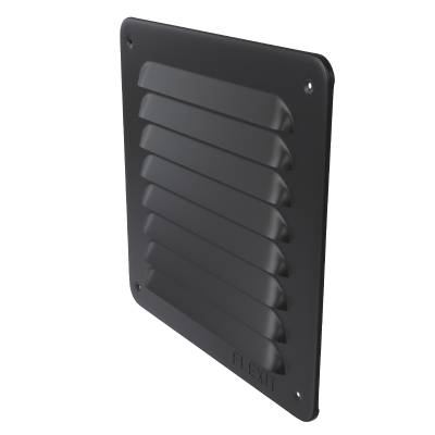 Galler flat svart 155x155 mm - Flexit