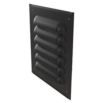 Galler flat svart 150x150 mm - Flexit