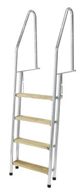 Bryggstege 4-steg tryckimp/fzv - W.steps