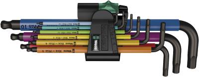 Sexkantnycklar i sats Wera 950 SPKL/9 SM N, SEXKANTNYCKELSATS 950 SPKL/9 MULTI