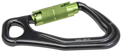 Karbinhake med snabblås, KARBINHAKE ALUMINIUM MED SNABBLÅS 135,5MM