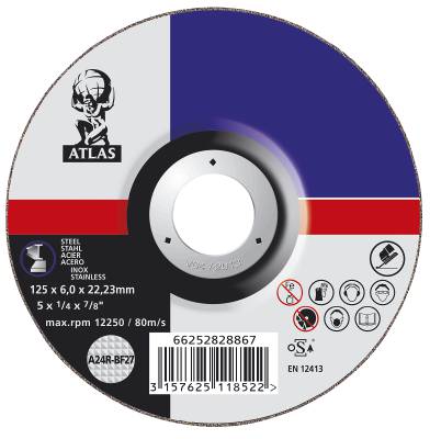 Navrondell 125x6,0x22 atlas - Norton