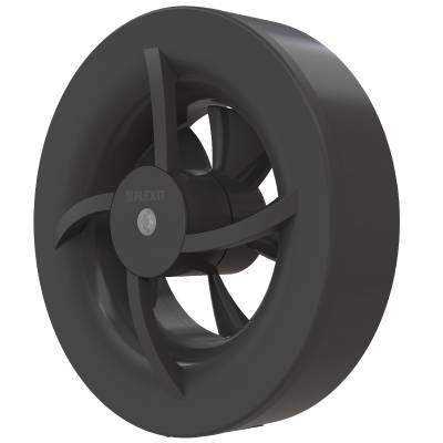 Badrumsfläkt Flexit PRO7, FLÄKT BADRUM PRO 7 FLEXIT SVART