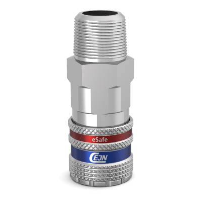 Snabbkoppling Tryckluft Serie 410 eSafe Cejn, KOPPLING 1/2'' UTVÄNDIG 410 ESAFE 804101003
