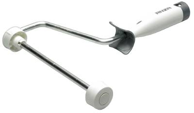 Maxibygel aluminium Anza, ROLLERBYGEL ANZA ALUMINIUM 180MM
