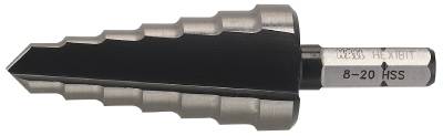 Koniskt plåtborr Hexibit HSS, STEGBORR KONISKT 10-20X1MM
