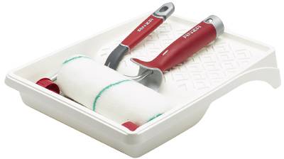 Rollerset Elite inkl pensel Anza, ROLLERSET ELITE ANZA MEDELUNDERLAG M KORTVINKELPENSEL 180MM