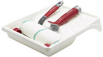 Rollerset Elite inkl pensel Anza, ROLLERSET ELITE ANZA MEDELUNDERLAG M KORTVINKELPENSEL 180MM
