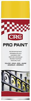 Akrylfärg / lack färg CRC Pro Paint, FÄRG GUL SPRAY 500ML PRO PAINT