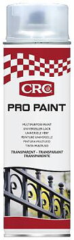 Akrylfärg / lack färg CRC Pro Paint, KLARLACK SPRAY 500ML PRO PAINT