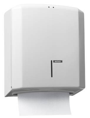 Dispenser Katrin Handbox Metall, DISPENSER HANDDUK KATRIN VIT KEDJEVIKT METALL