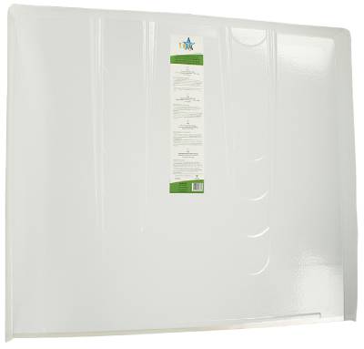 Droppskyddsbricka, DROPPSKYDDSBRICKA KOPPLA TRANSPARENT 450MM